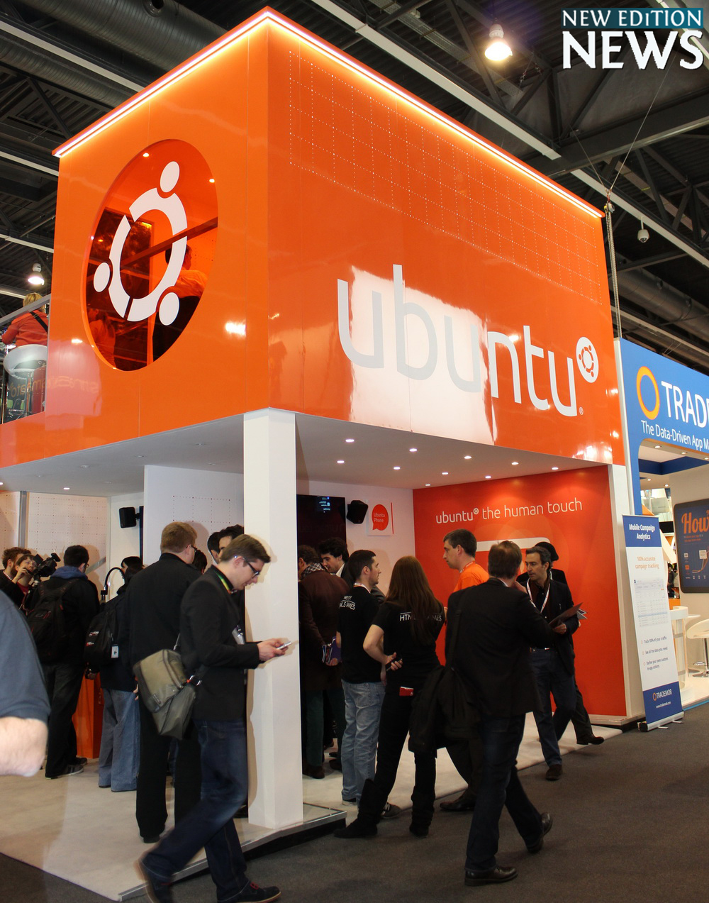 Standul ubuntu la MWC 2013