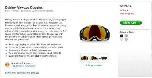 Oakley Airwave Goggles